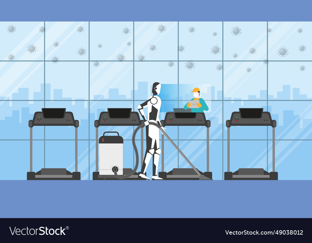 Artificial intelligence mechanism uses automatic Vector Image Artificial intelligence mechanism uses automatic