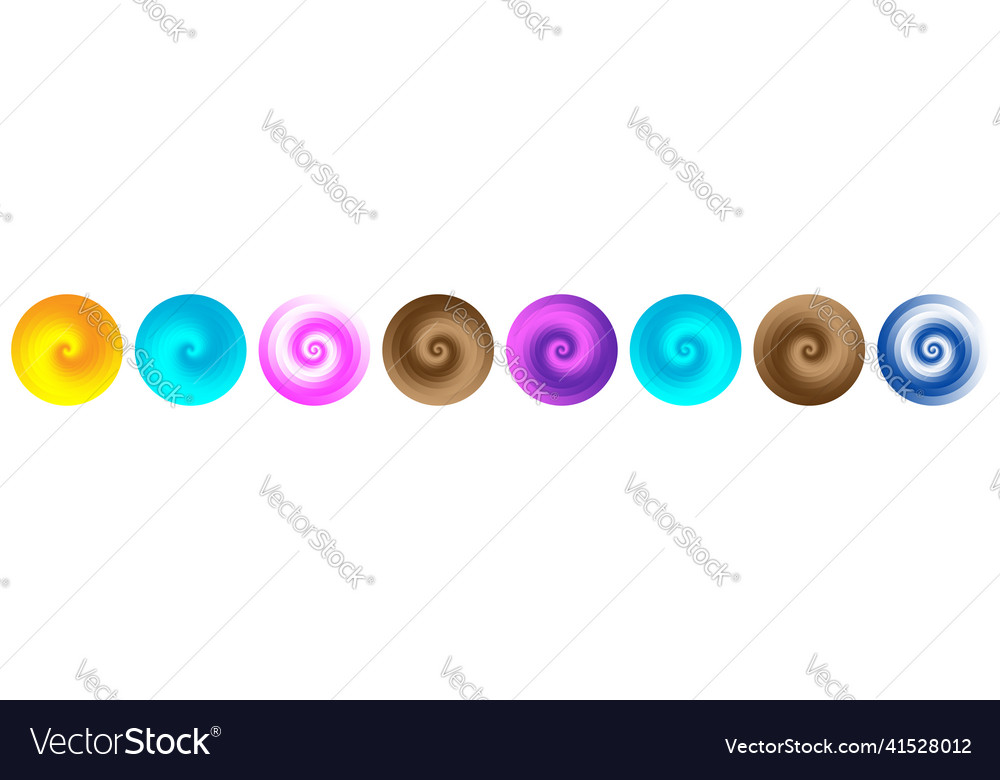 Geometric circle design shape with random shaded