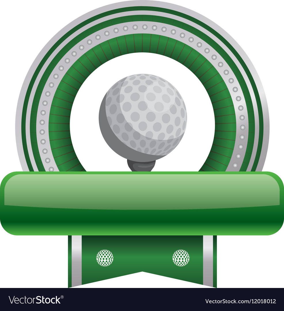 Golf sport design Royalty Free Vector Image - VectorStock