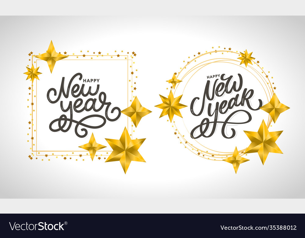 Happy new year 2021 beautiful greeting card Vector Image