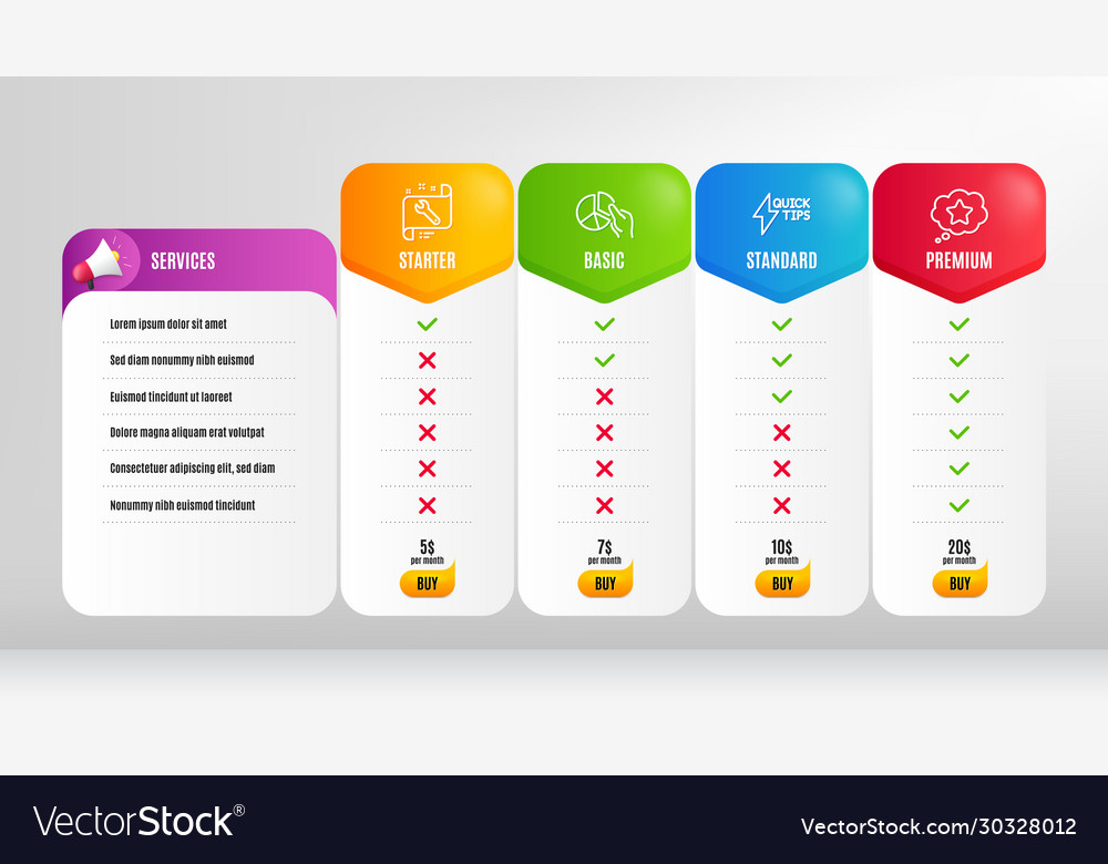 Loyalty star quickstart guide and pie chart icons