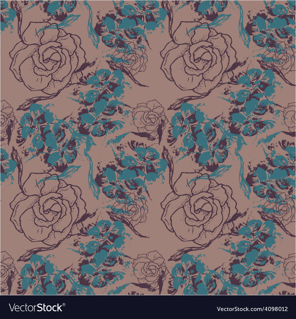 Muster Design Print Grafik Frauen Rosenblüten