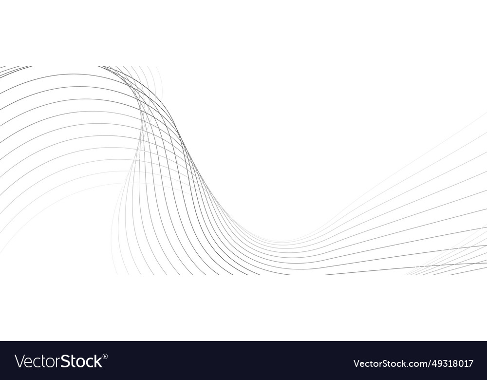 Abstract white wave background