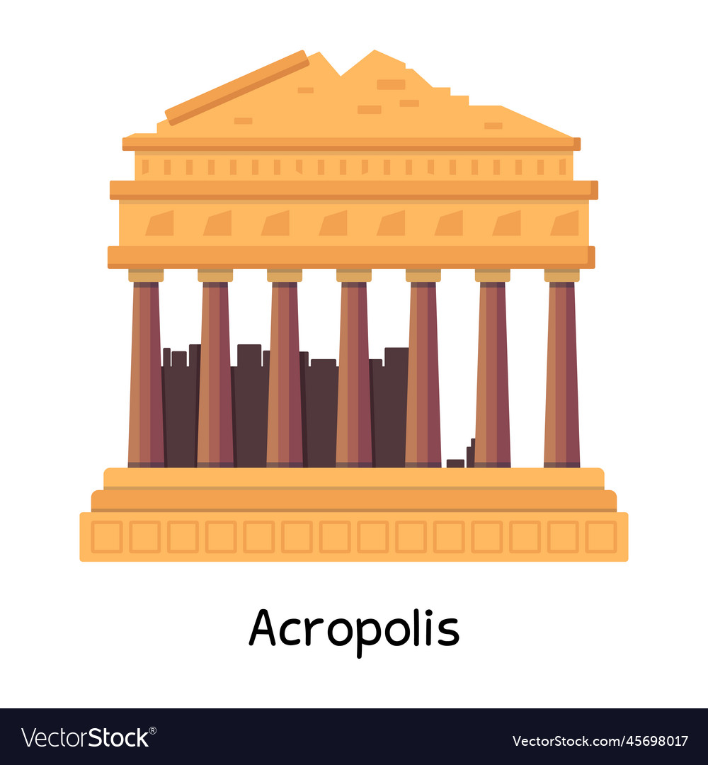 Acropolis Royalty Free Vector Image - VectorStock