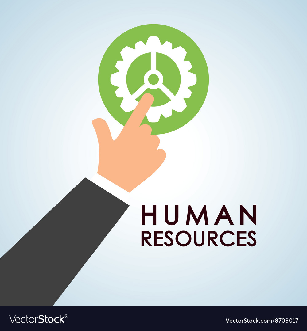 Human resources design people icon employee Vector Image