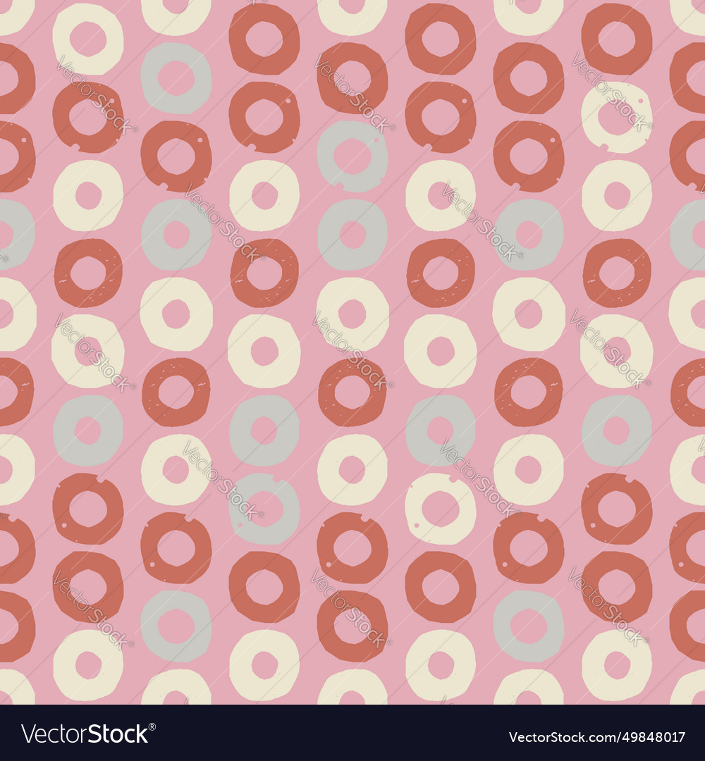 Seamless pattern with circles background print