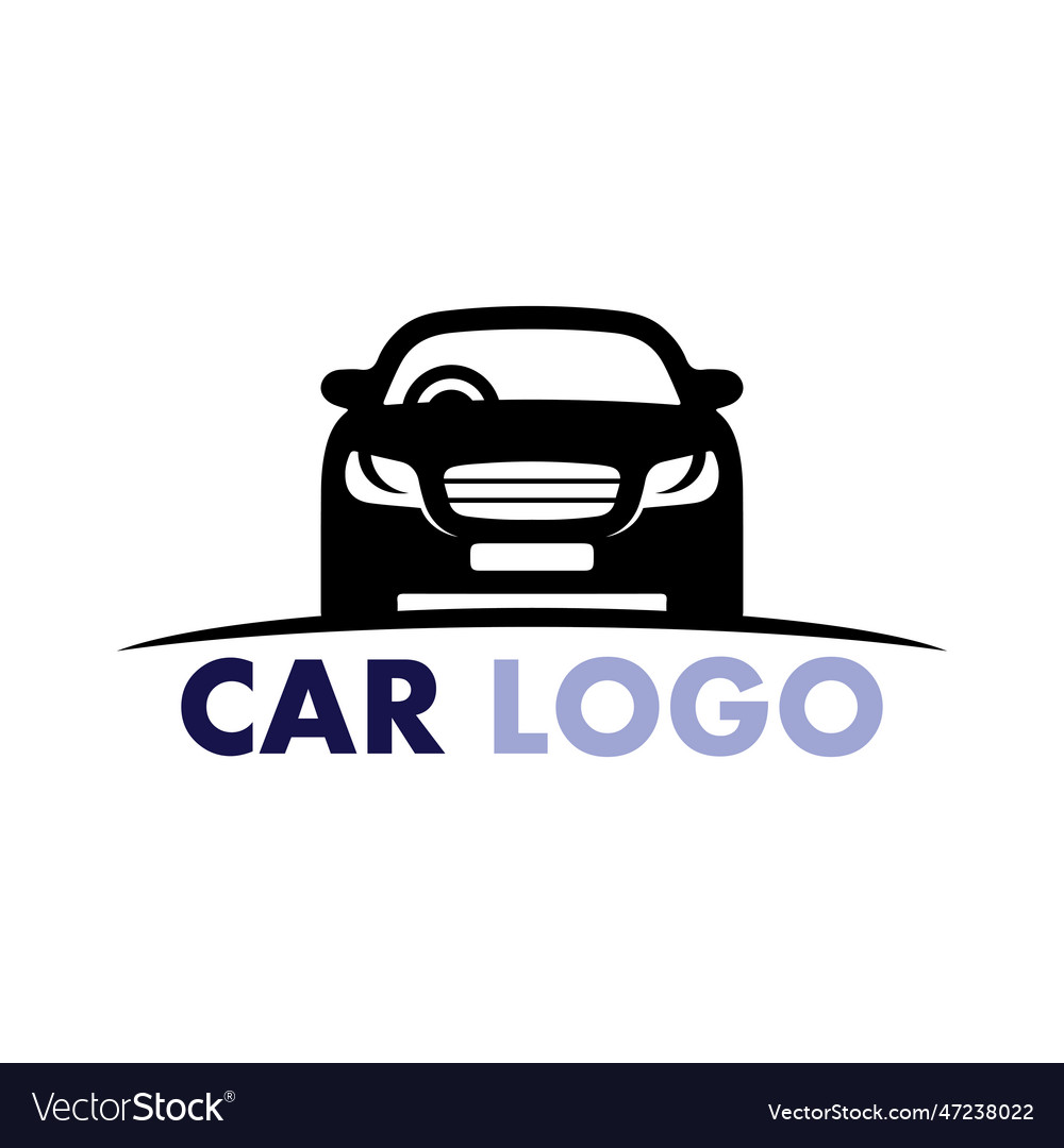 Auto car logo design with concept sports car Vector Image