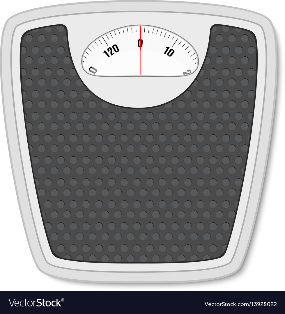 Weight scale Royalty Free Vector Image - VectorStock