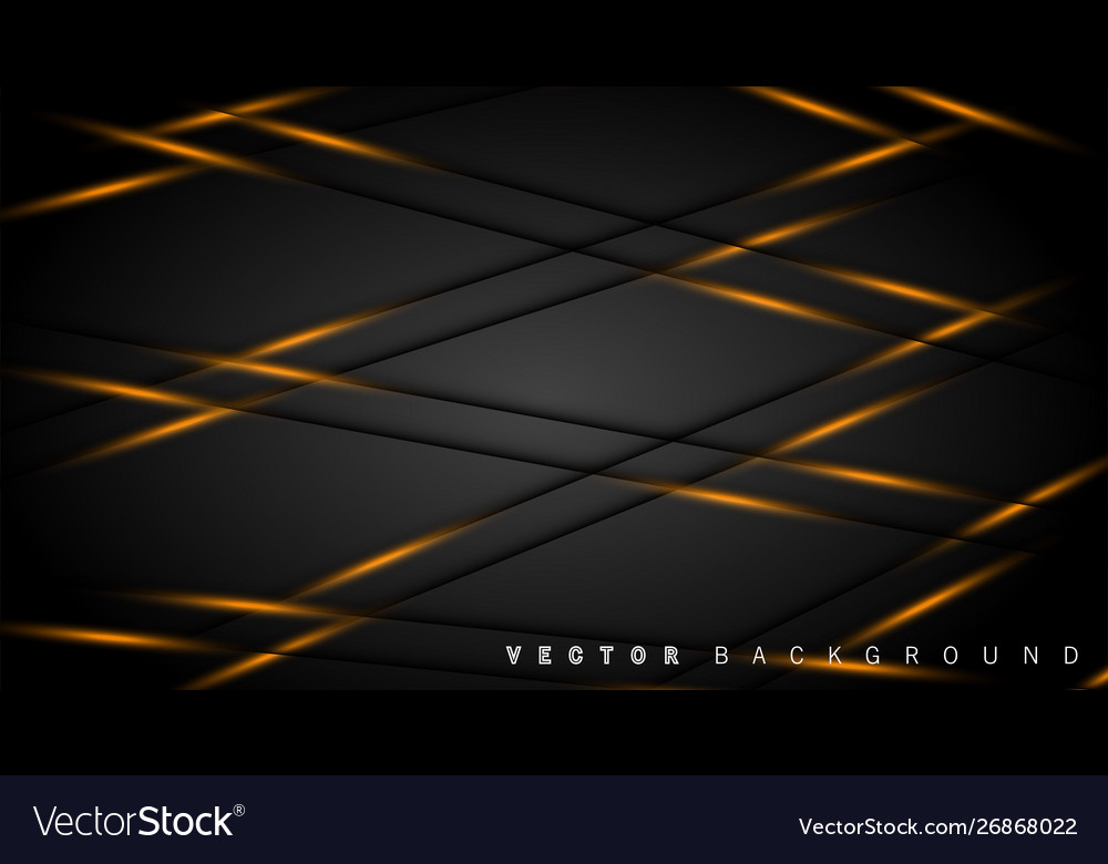 Gold light line shadow dark grey luxury background Vector Image Gold light line shadow dark grey luxury background