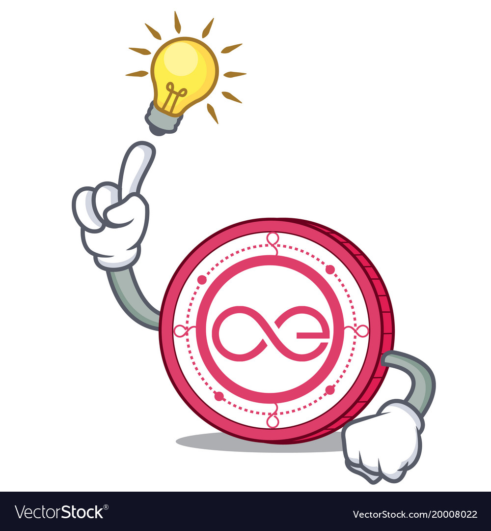 Have an idea aeternity coin mascot cartoon