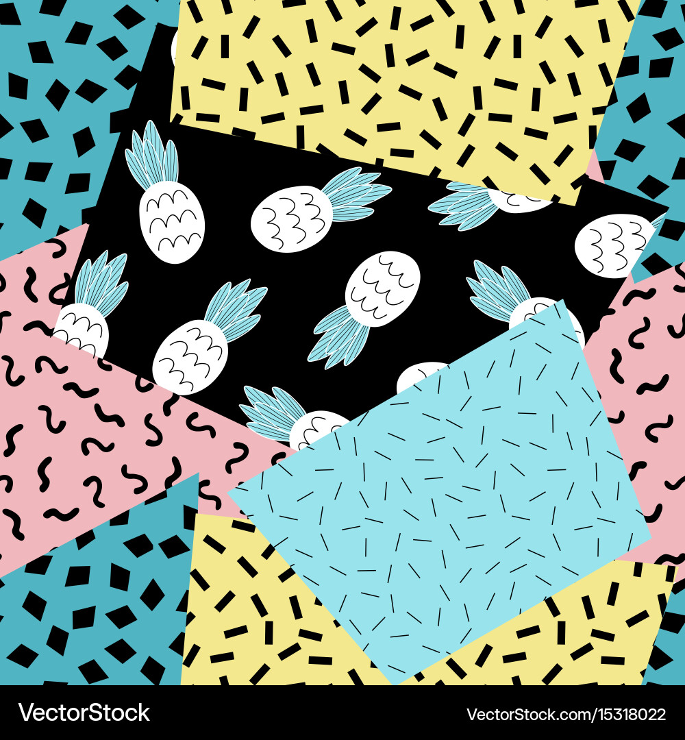 Seamless summer pattern Royalty Free Vector Image