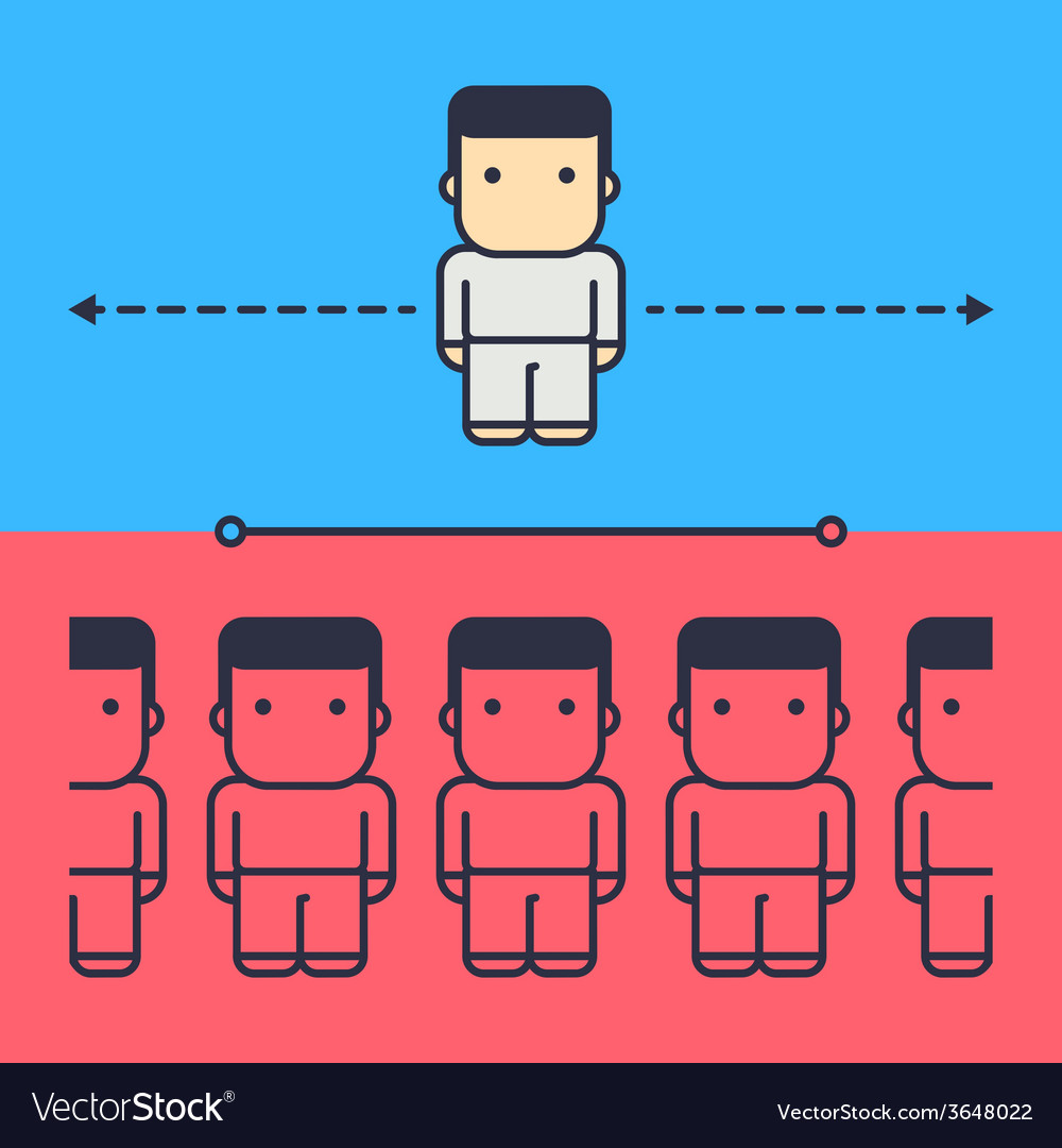 Population Density People Cartoon