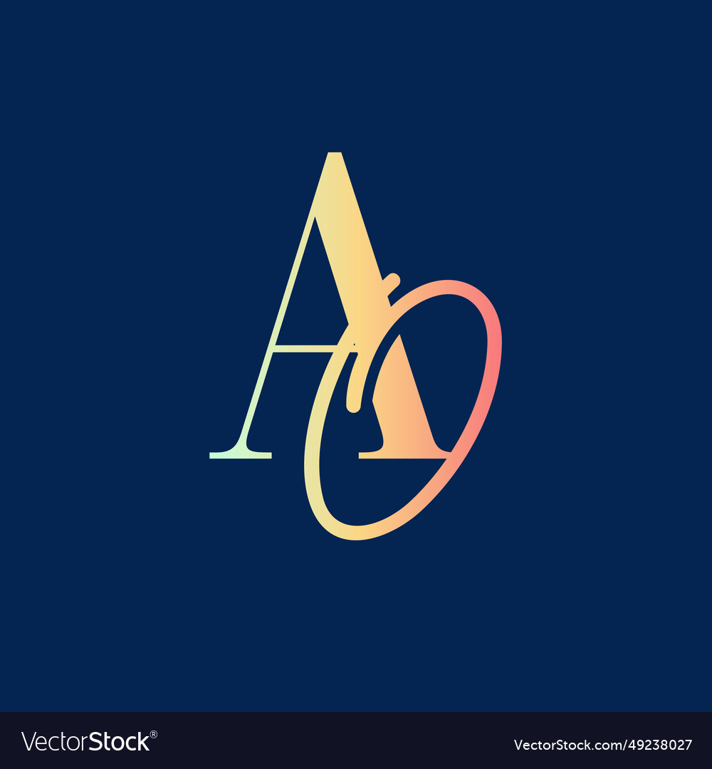 Ao erstes Logo-Design mit eleganter Handschrift