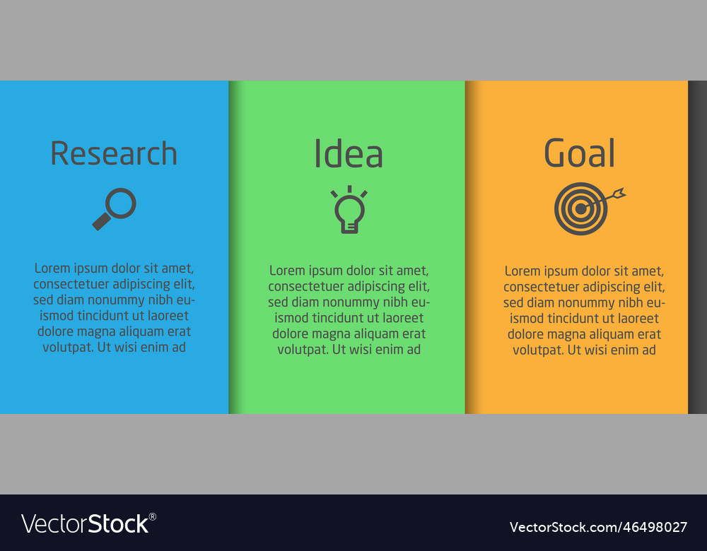 Infographic option number template design vector image Infographic option number template design