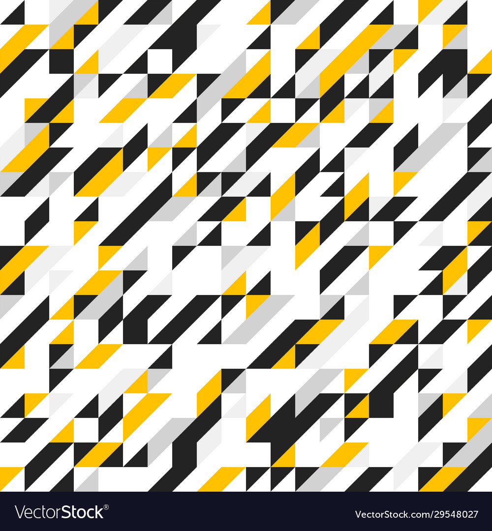 Mosaic seamless pattern geometric chaotic tiling vector image Mosaic seamless pattern geometric chaotic tiling