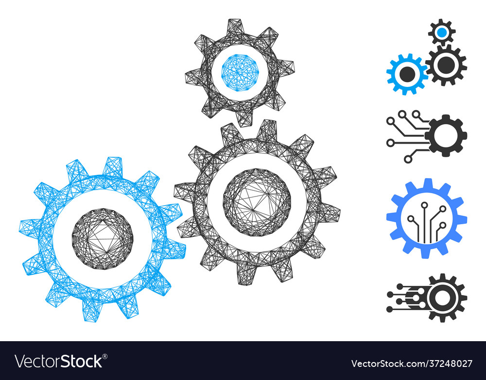 Net gear mechanism mesh