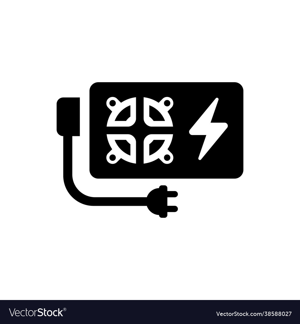 Power supply icon Royalty Free Vector Image - VectorStock