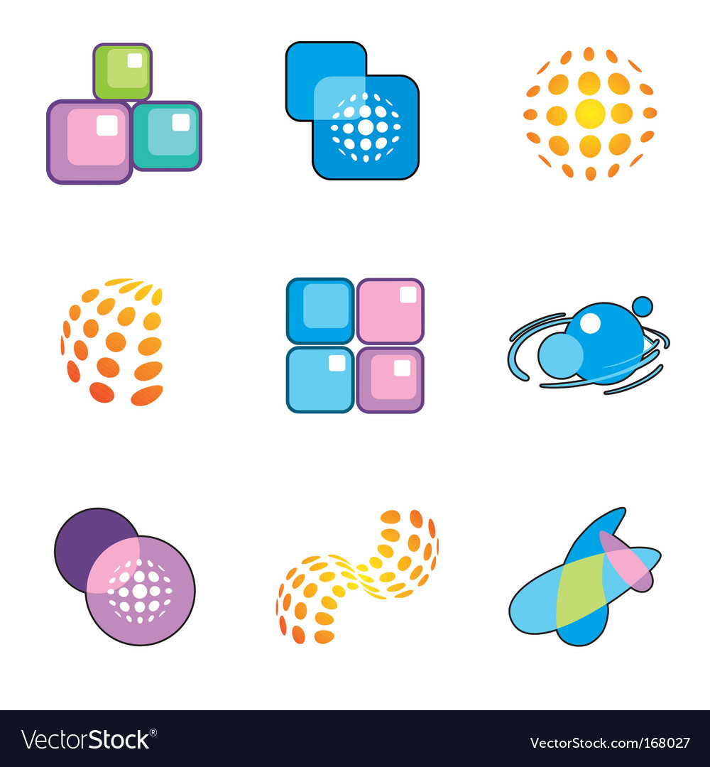 Set of design elements