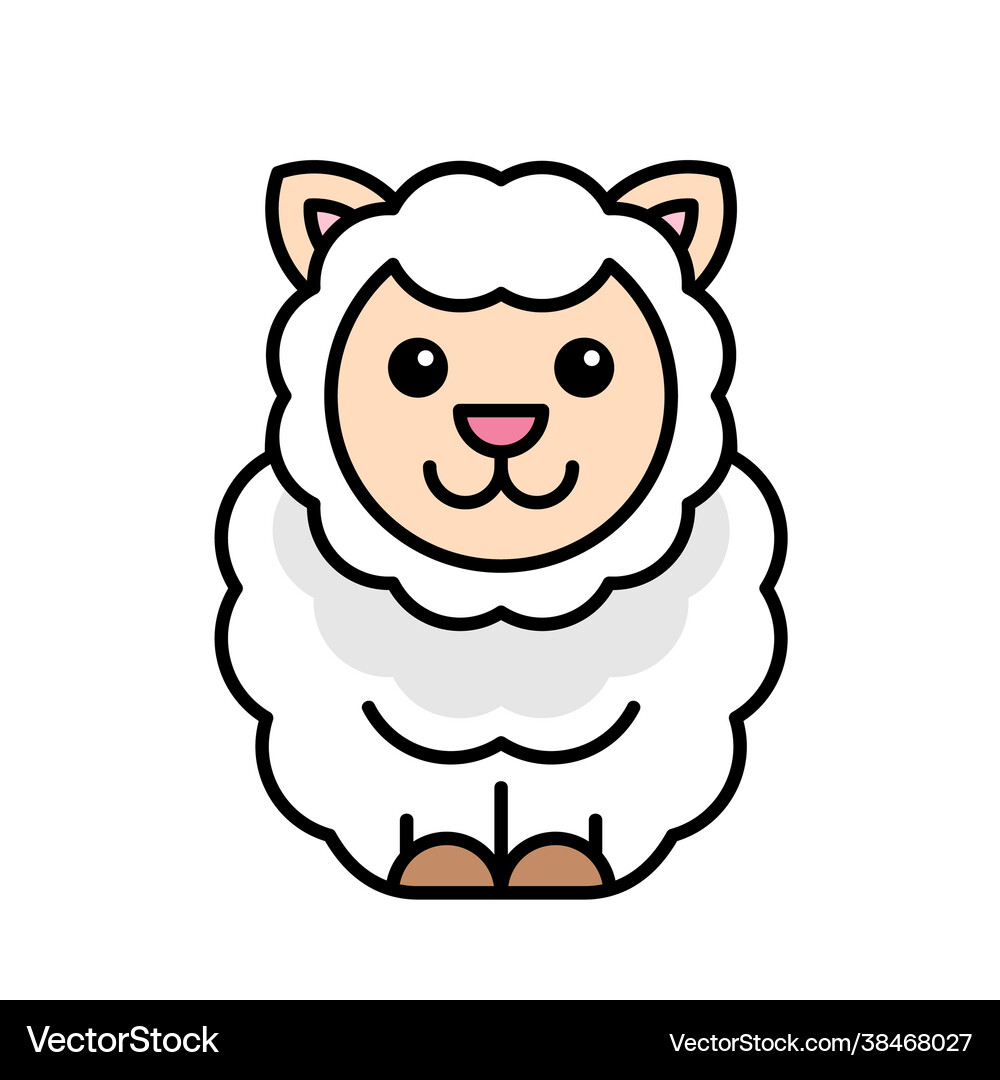 Sheep icon Royalty Free Vector Image - VectorStock