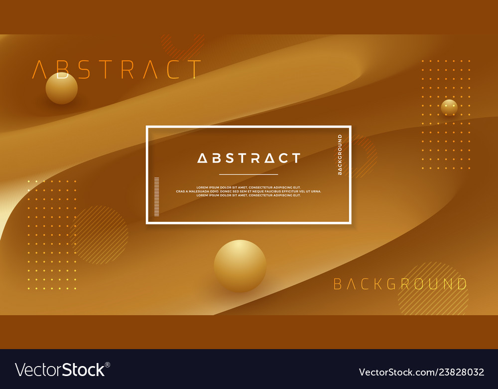 Abstract gold brown background Royalty Free Vector Image