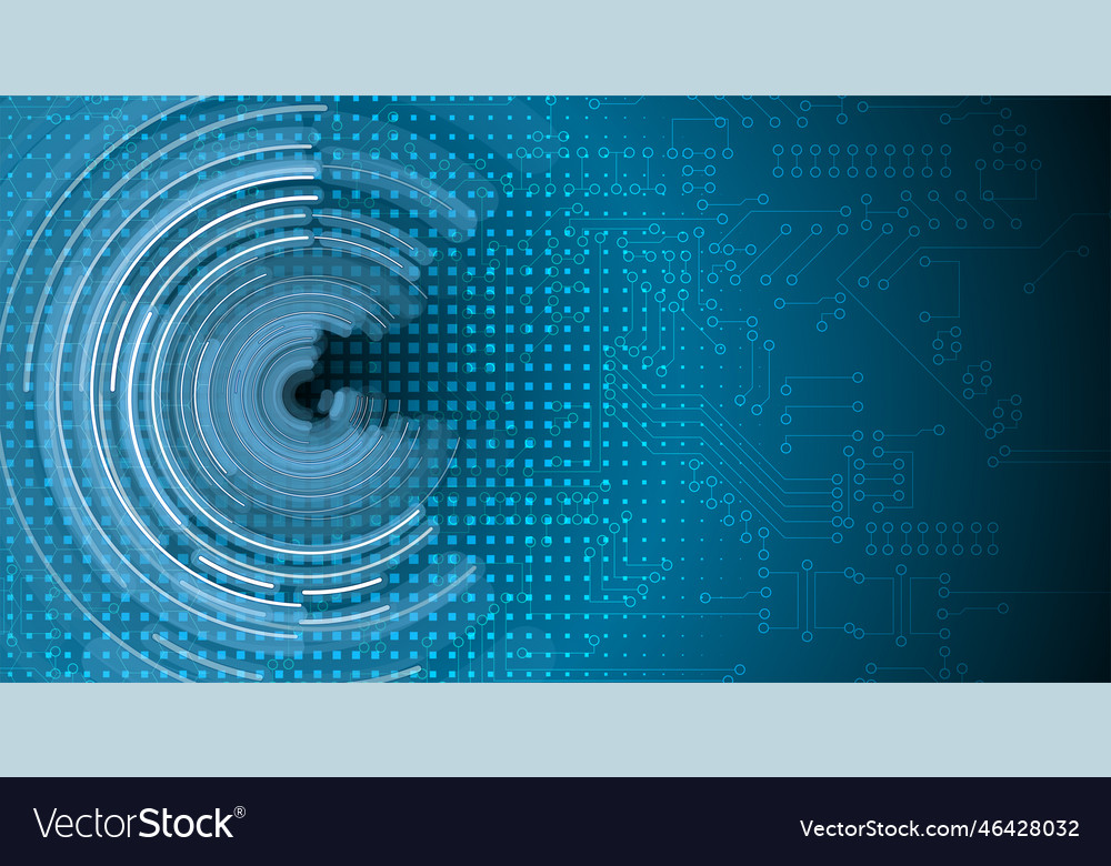 Abstract internet computer technology business vector image Abstract internet computer technology business