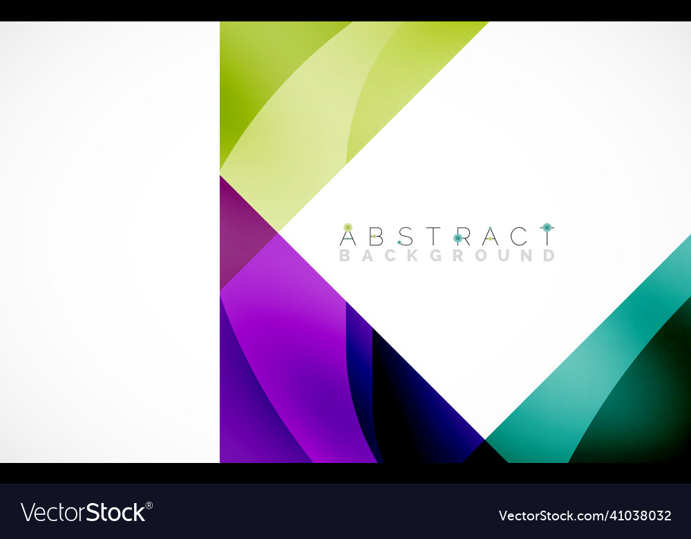 Minimal background abstract square shape vector image Minimal background abstract square shape