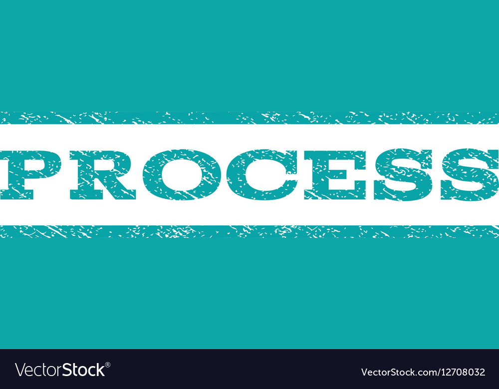 Process watermark stamp Royalty Free Vector Image
