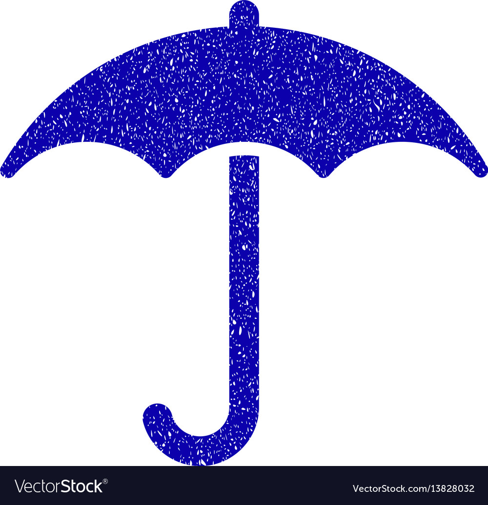 Umbrella icon grunge watermark