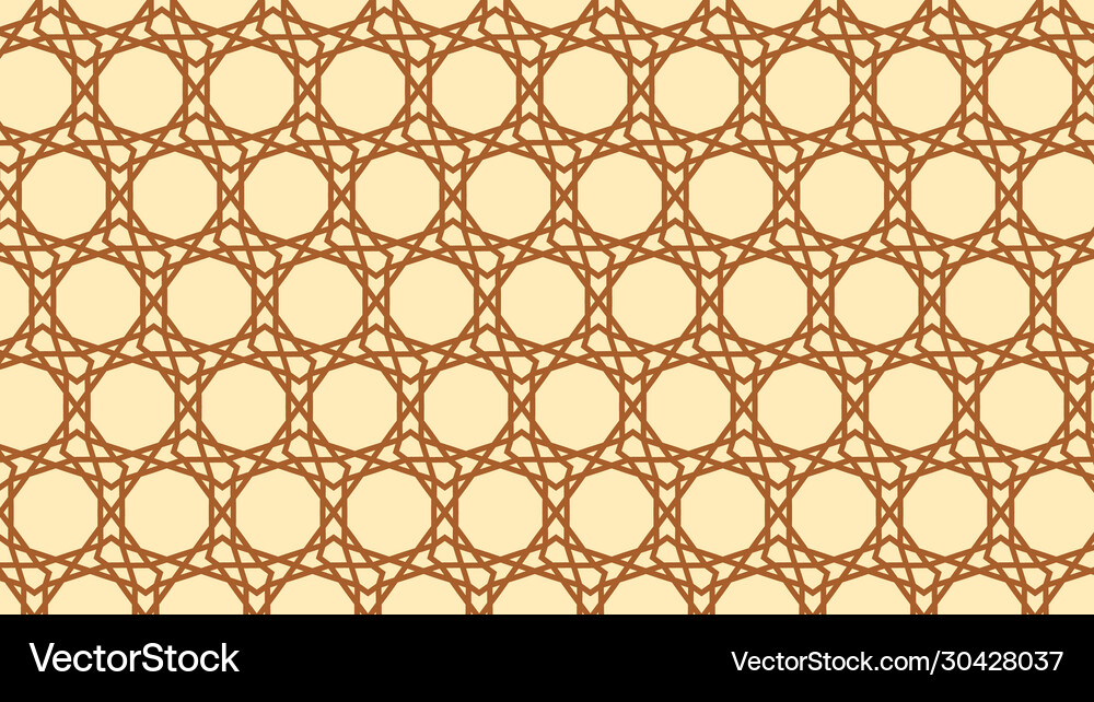 Arabic ornamental pattern Royalty Free Vector Image