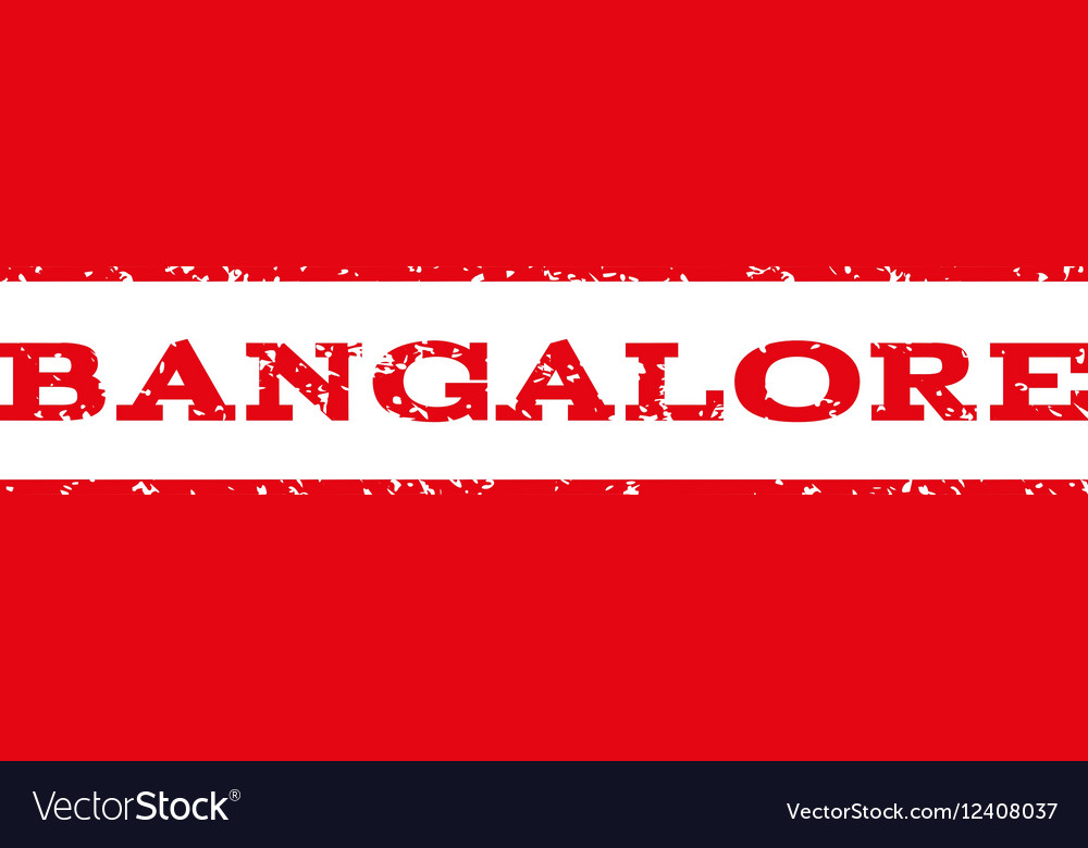 Bangalore Watermark Stamp Royalty Free Vector Image