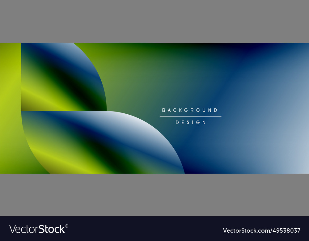 Circles and round shapes with gradients minimal Vector Image Circles and round shapes with gradients minimal