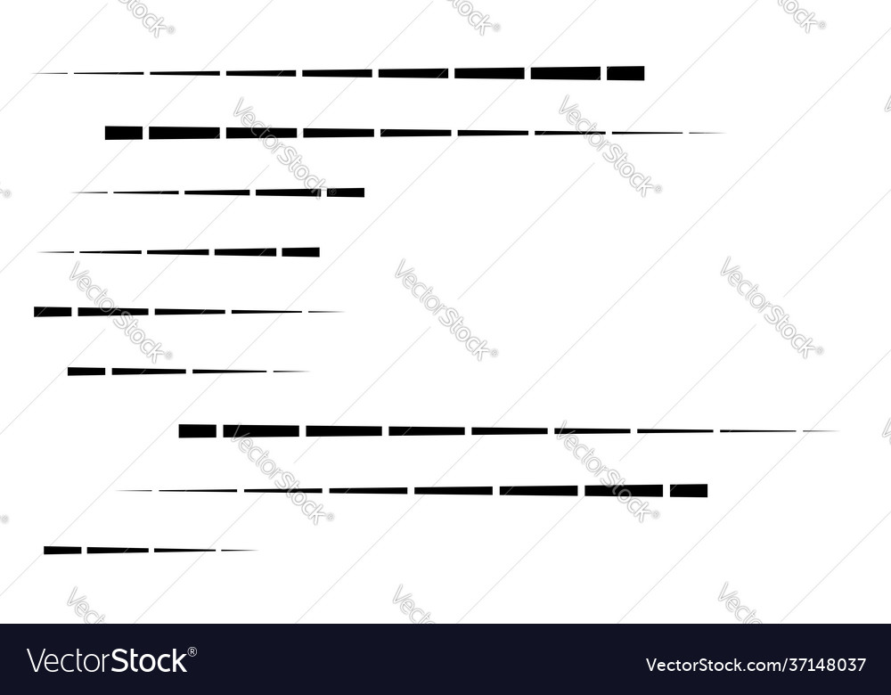 Dashed random straight parallel lines geometric Vector Image Dashed random straight parallel lines geometric