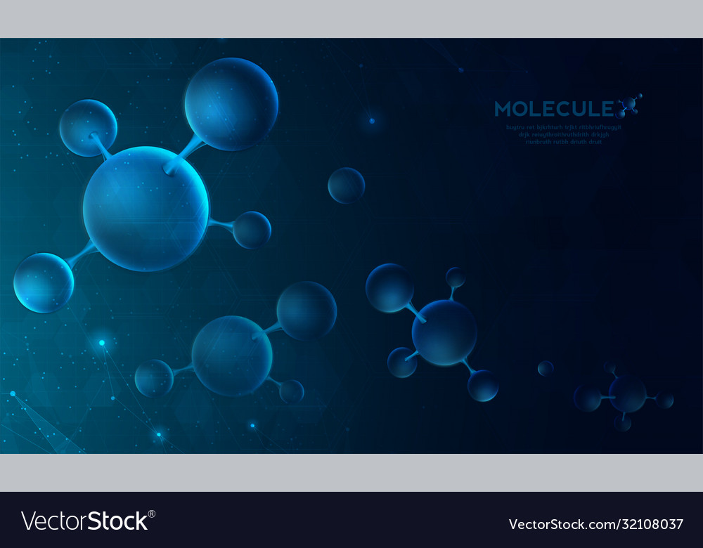 Dna digital sequence code structure with glow vector image Dna digital sequence code structure with glow