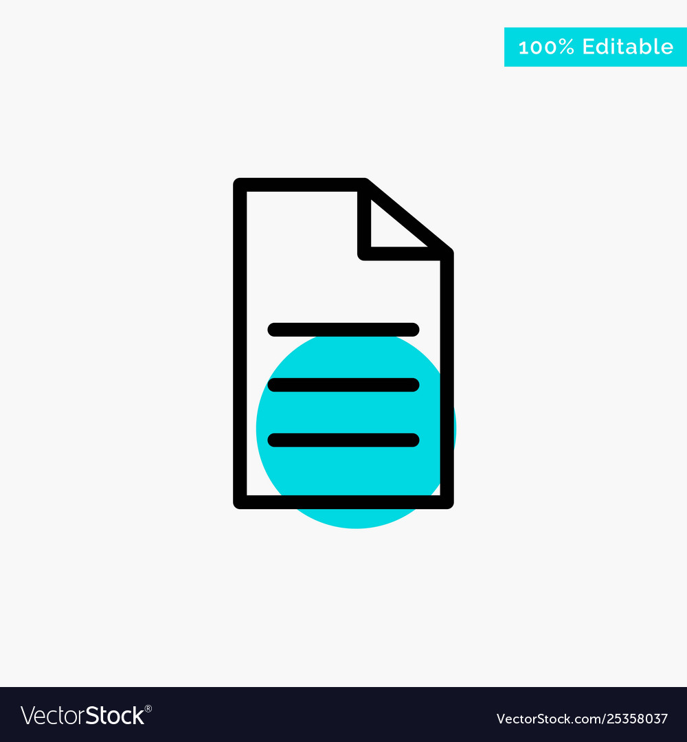 File data user interface turquoise highlight vector image File data user interface turquoise highlight