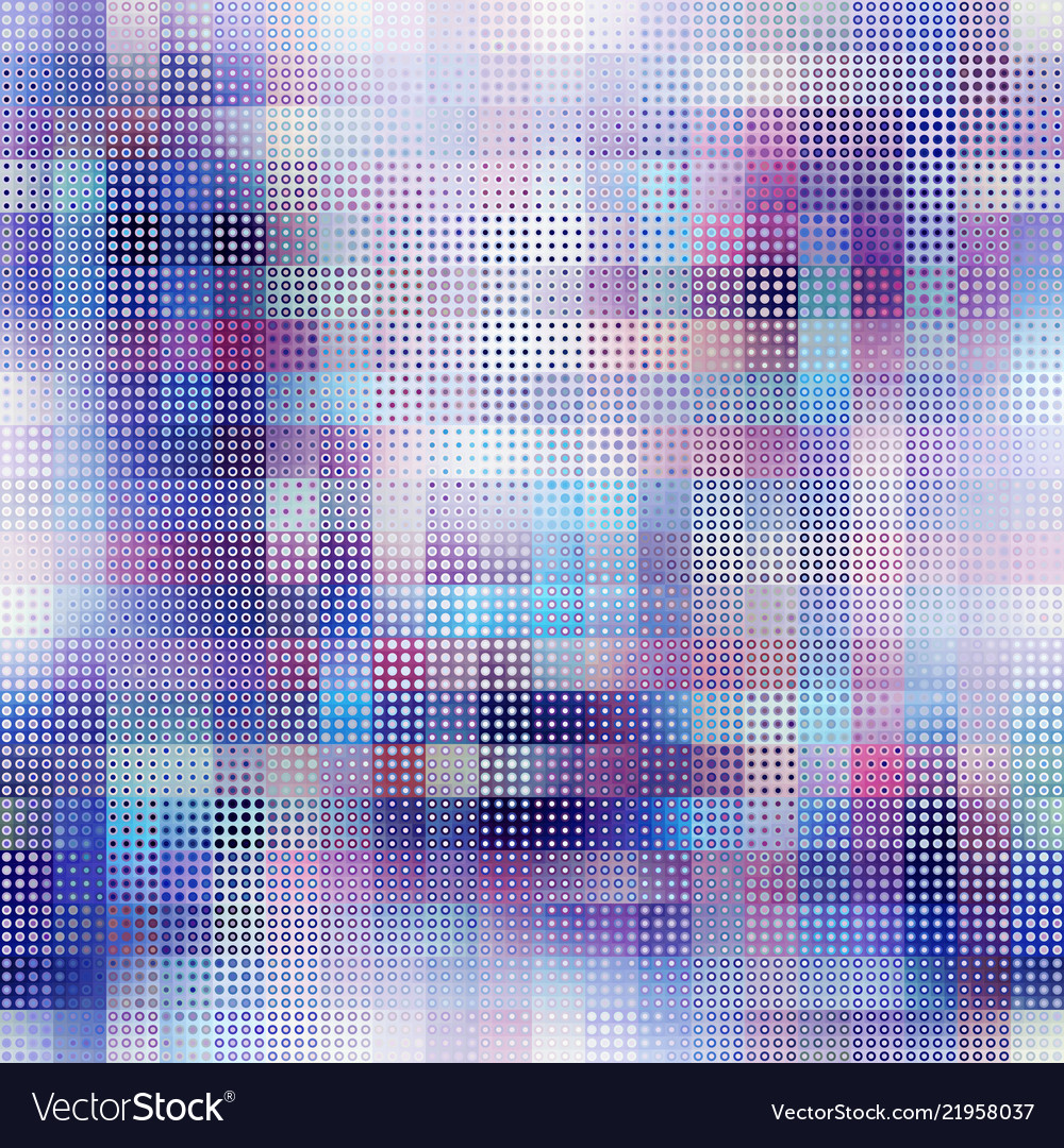 Geometric abstract pattern in low poly pixel art
