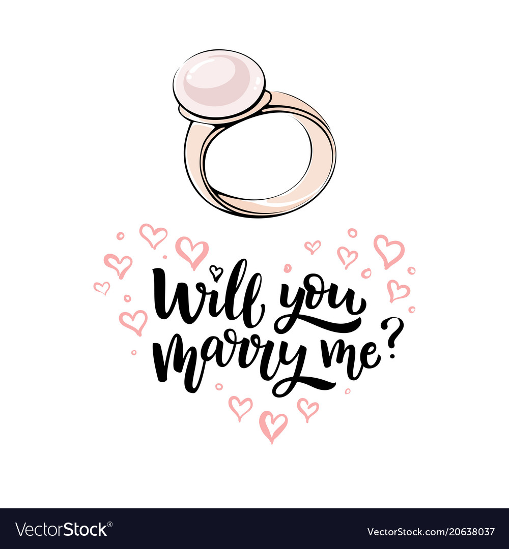 Gold ring with pearl and lettering