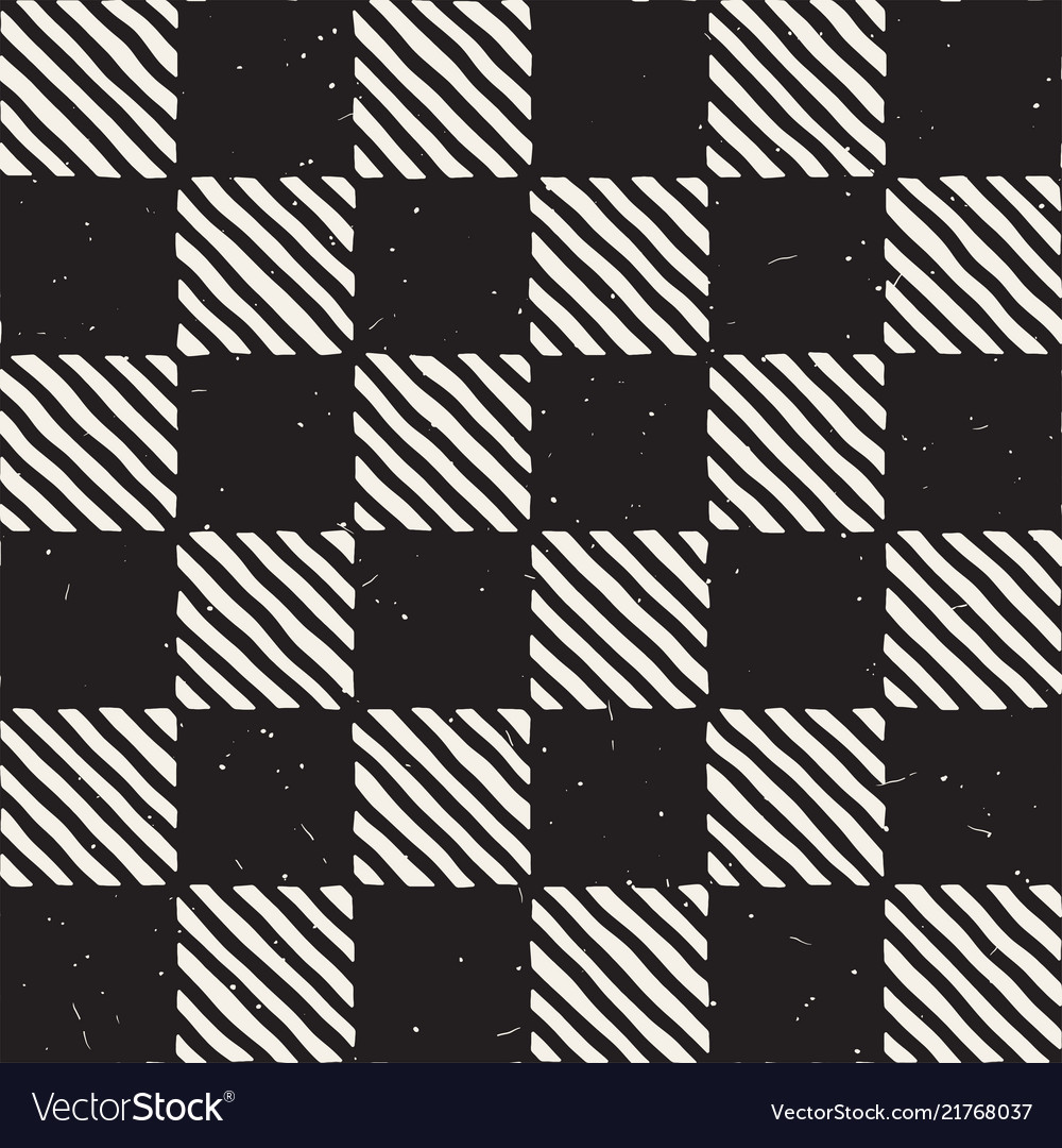 Hand drawn seamless repeating pattern vector image Hand drawn seamless repeating pattern