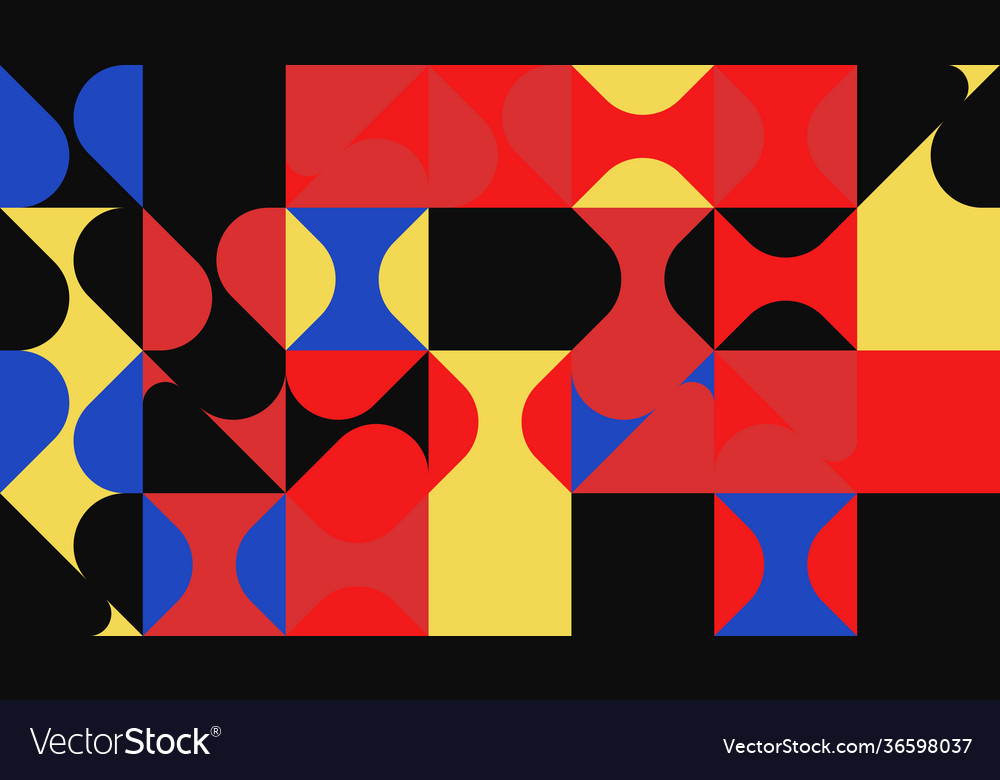 Warm colored circular pattern design