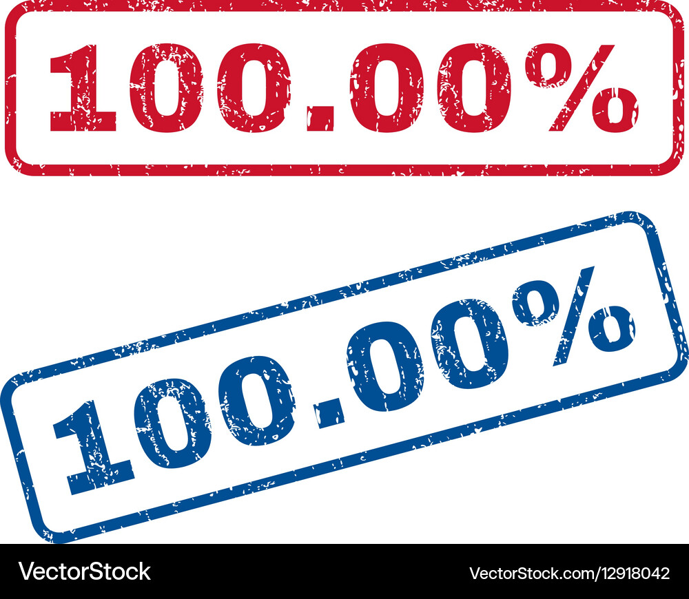 10000 percent rubber stamps Royalty Free Vector Image