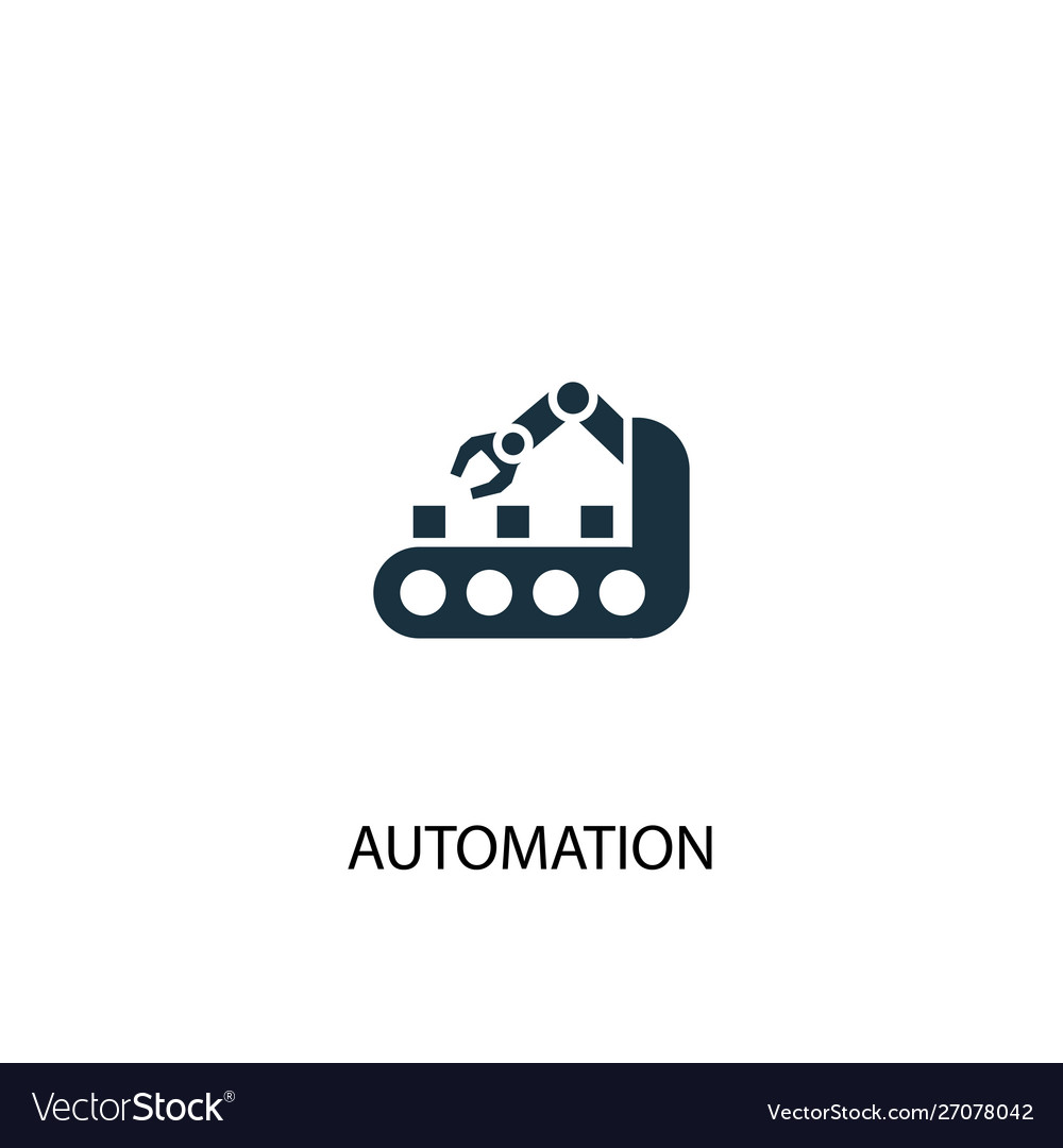 Automation icon simple element