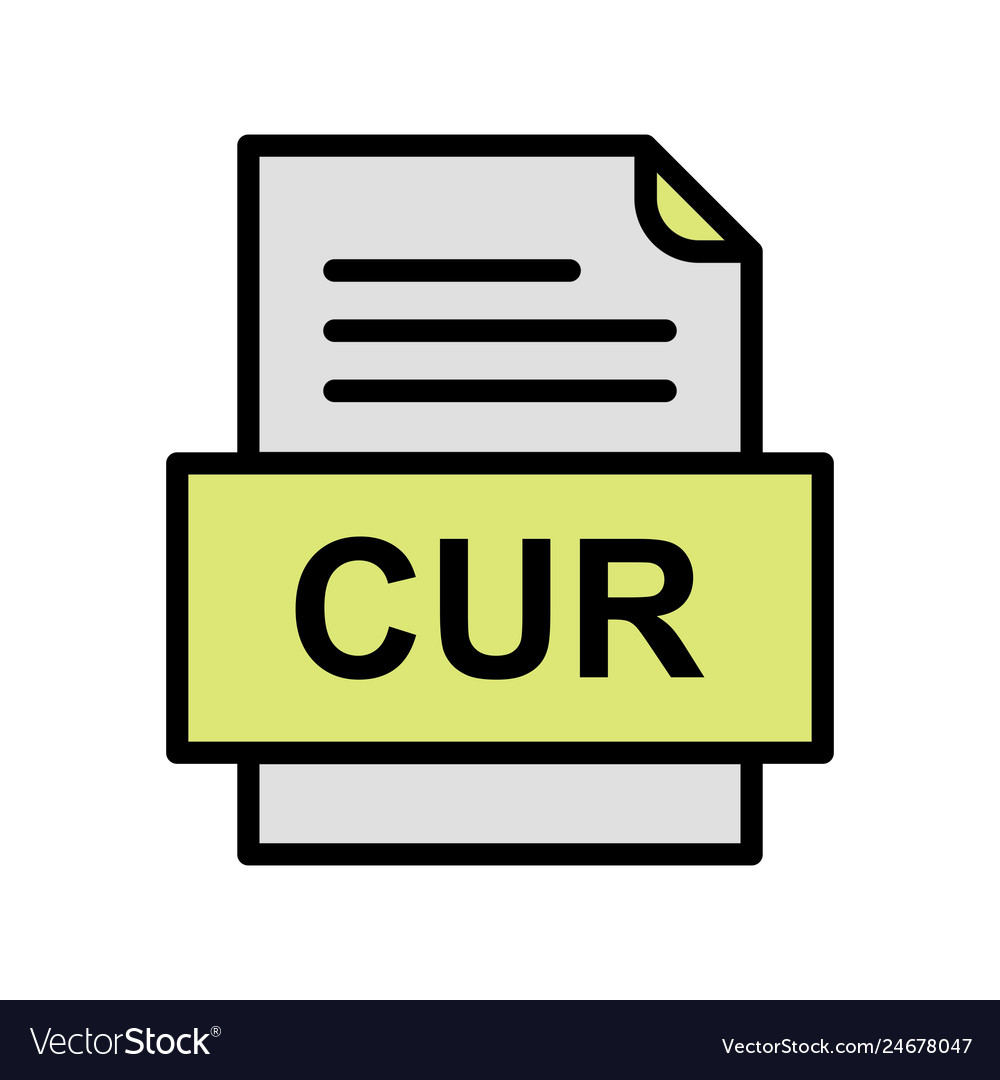 Cur file document icon