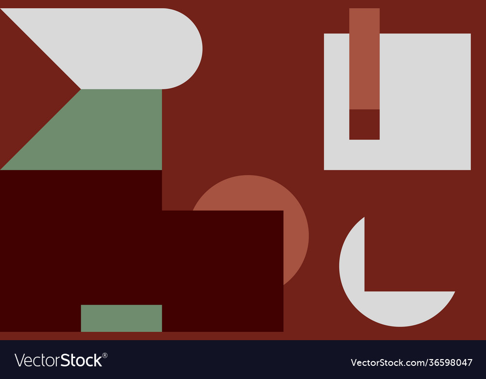 Deconstructed abstract pattern design vector image Deconstructed abstract pattern design