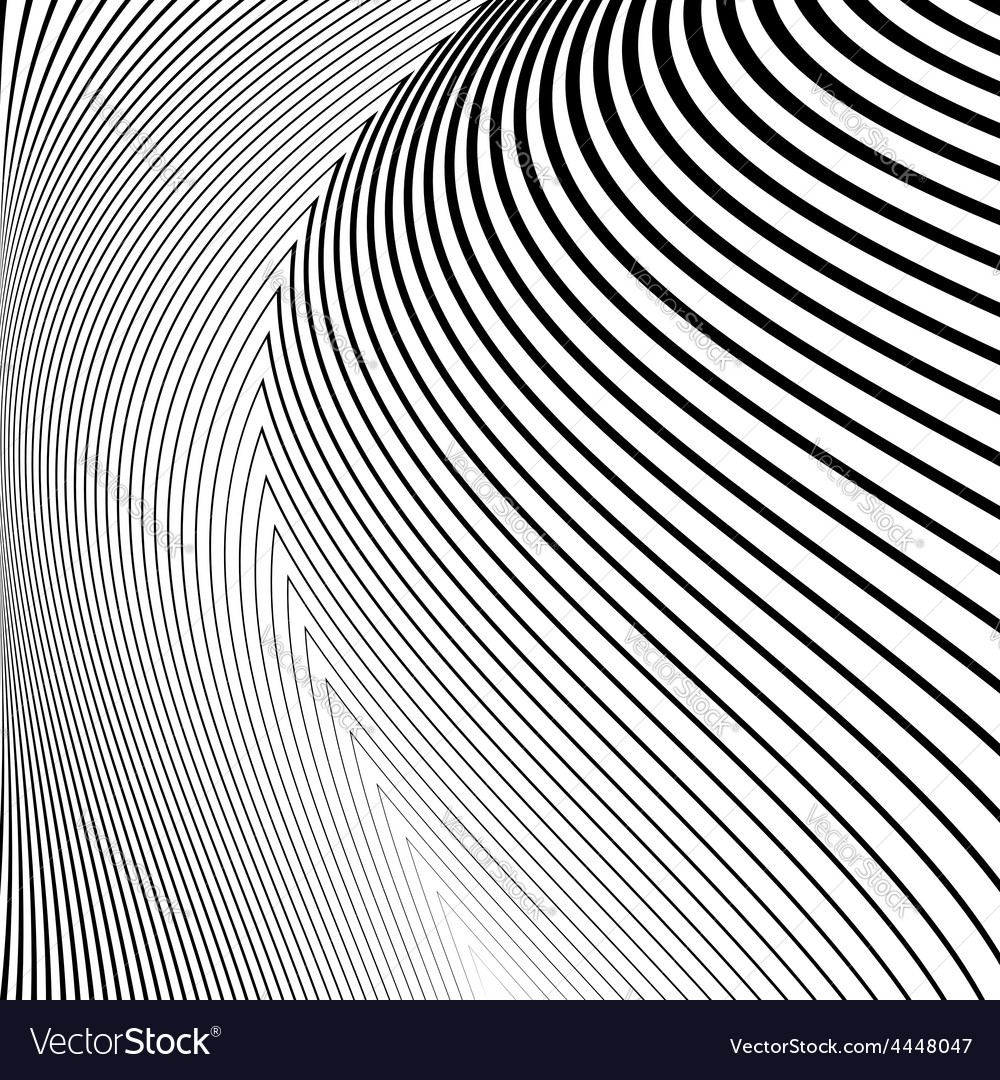 Dynamic Monochrome Line Distortion