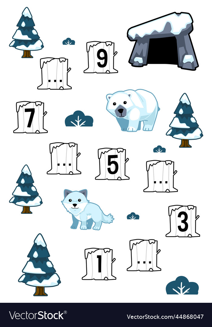 Education game for complete the sequence