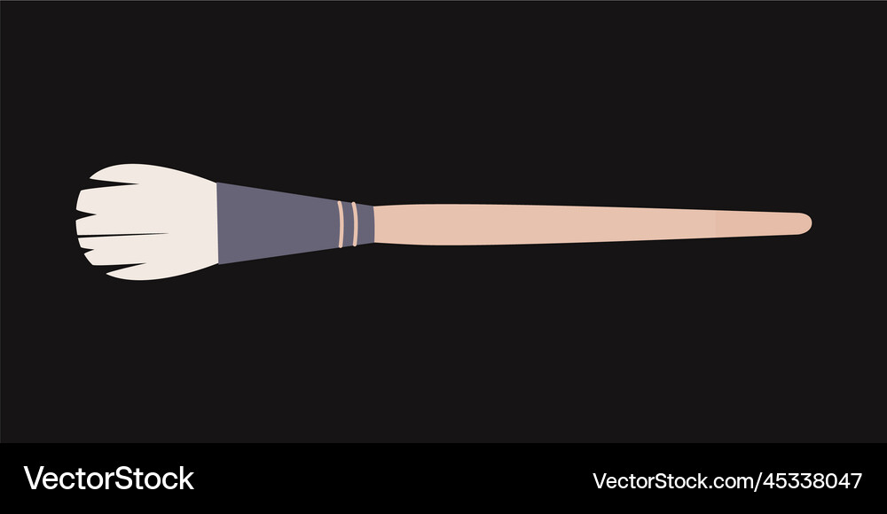 Flat painting tools in childish style hand Vector Image