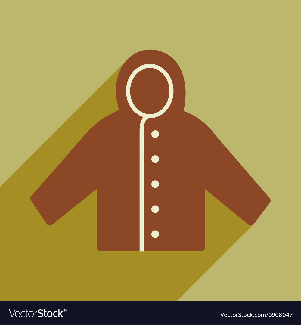 Flat with shadow icon and mobile application