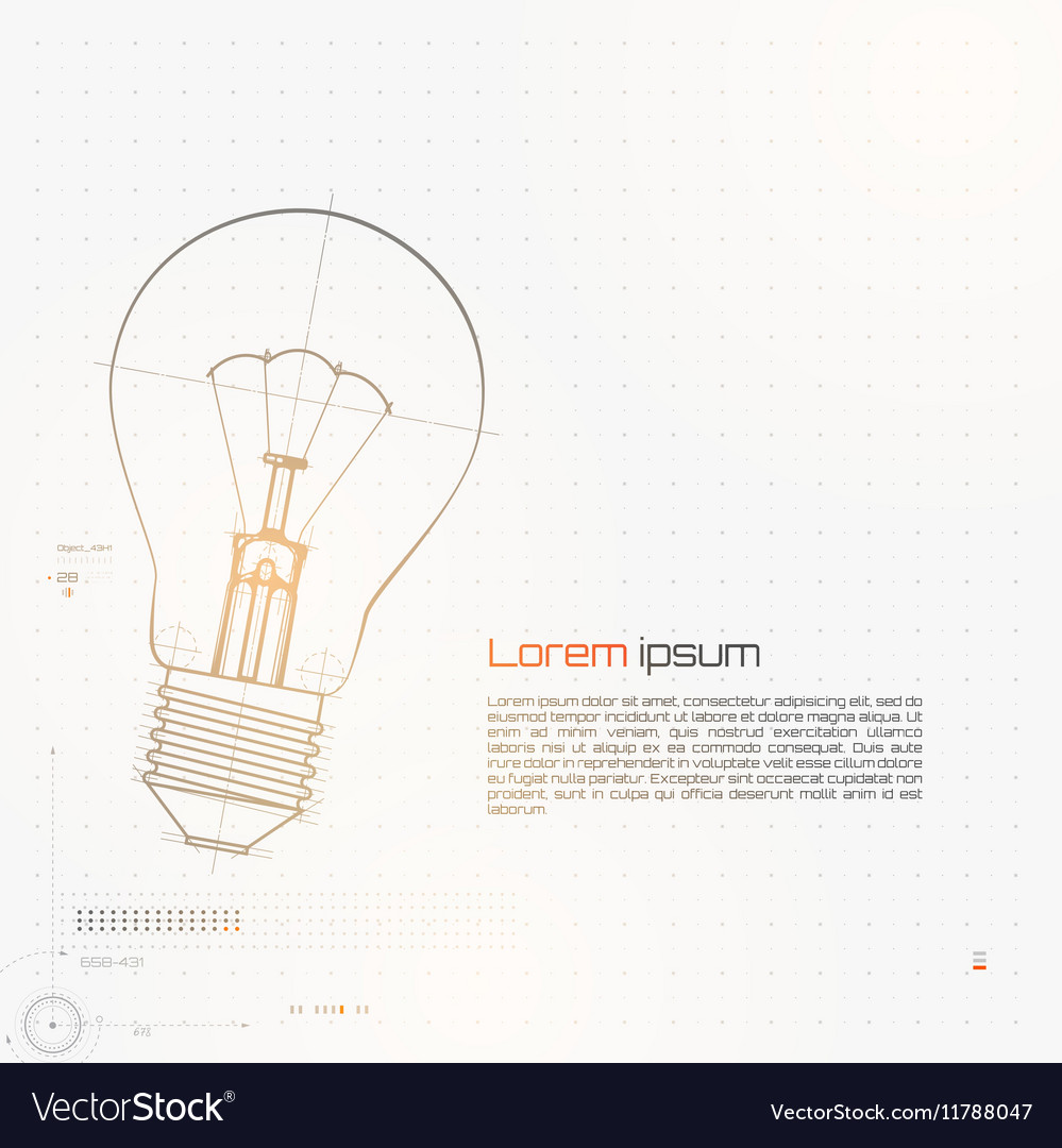 Modern Lightbulb Concept