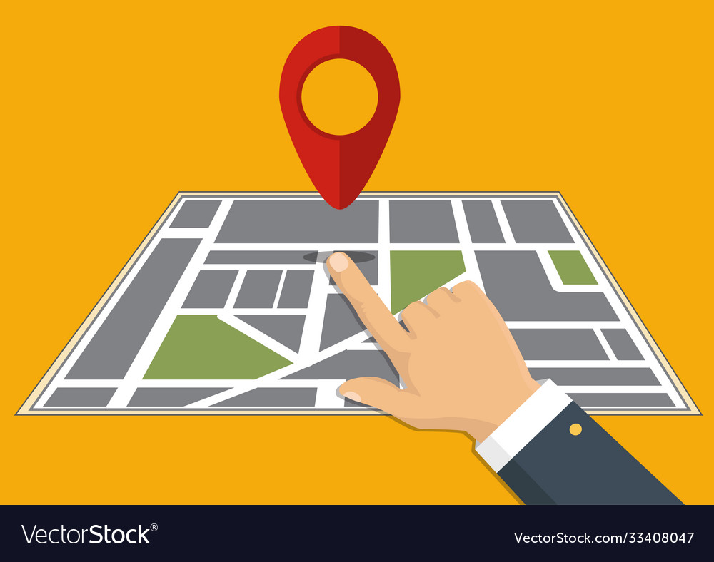 Navigation & Delivery Map Concept