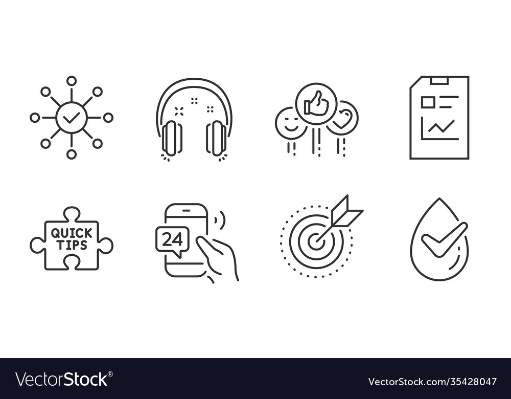Quick tips target purpose and report document vector image Quick tips target purpose and report document