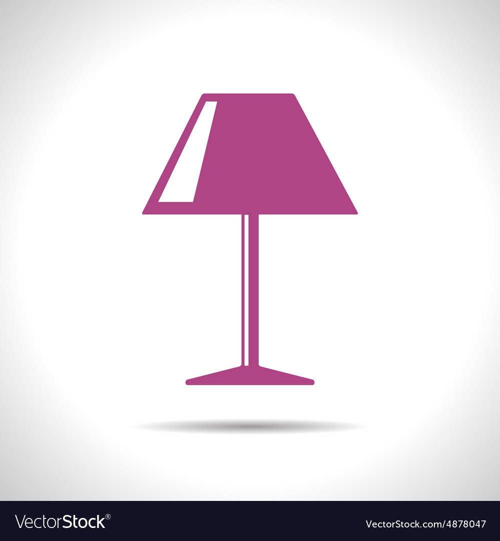 Reading-lamp icon eps10